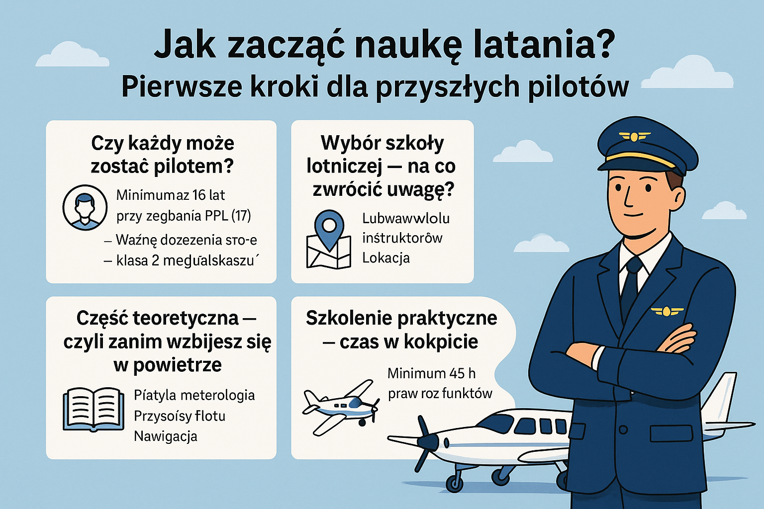 Jak zacząć naukę latania? Pierwsze kroki dla przyszłych pilotów
